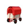 Bolderkar met huif rood bolderwagen