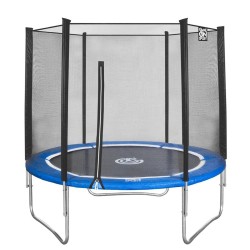 Jumpline 244 cm trampoline met net kopen, trampoline 240 cm blauw