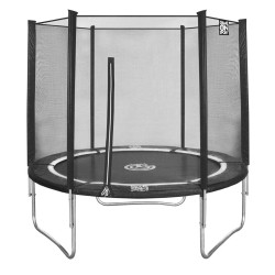 Jumpline 244 cm trampoline met net kopen, trampoline 240 cm zwart