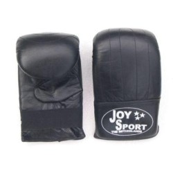 Joysport bokshandschoenen zwart leer, bokshandschoen boxing glove, sparring bokszak hnadschoenen